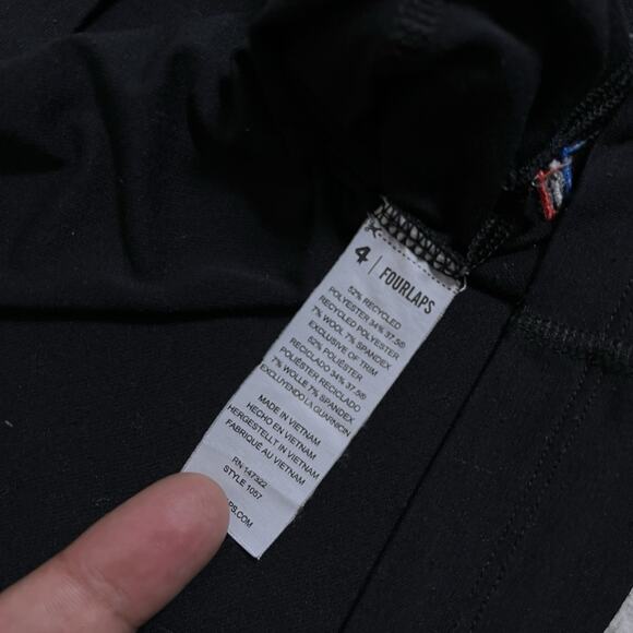 Four laps 1/4 Zip Pullover Mens Large Lightweight Stretch Workout Active Jacket - Picture 6 of 11